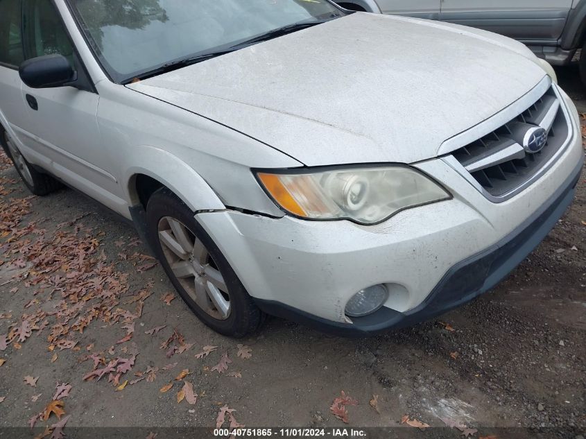 2009 Subaru Outback 2.5I VIN: 4S4BP61C896319670 Lot: 40751865