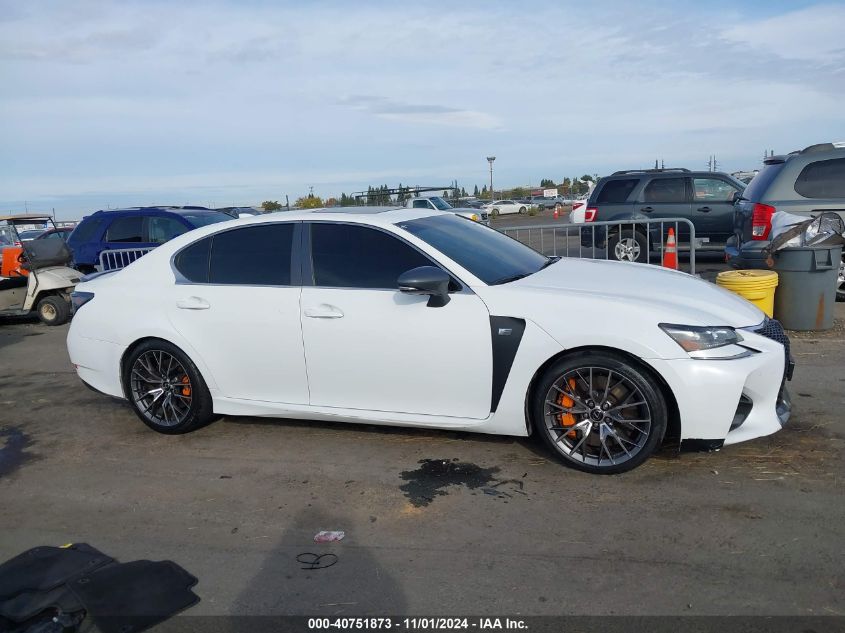 2016 Lexus Gs F VIN: JTHBP1BL6GA001917 Lot: 40751873