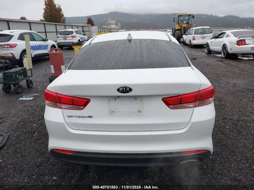 2018 Kia Optima Lx VIN: 5XXGT4L36JG189658 Lot: 40751883