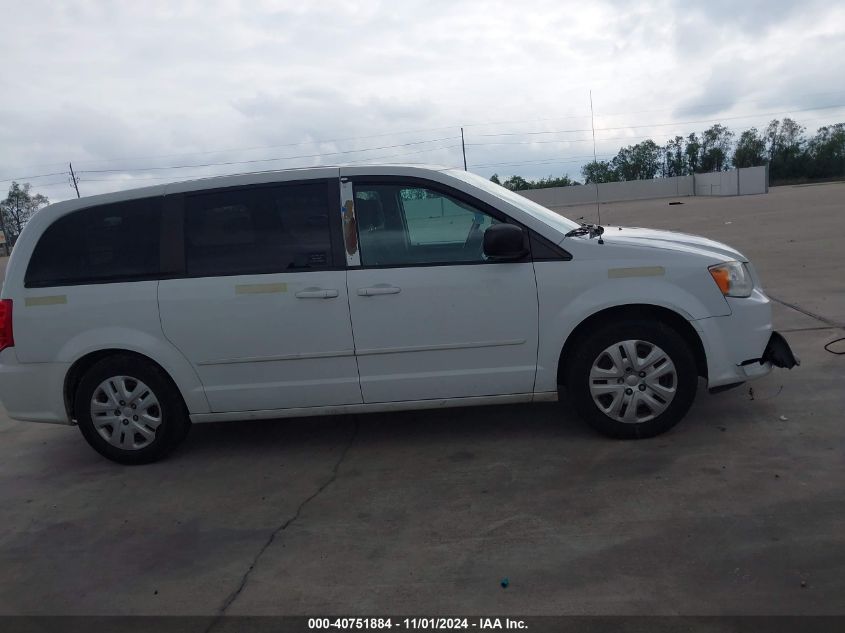 2015 Dodge Grand Caravan Se VIN: 2C4RDGBG8FR652524 Lot: 40751884