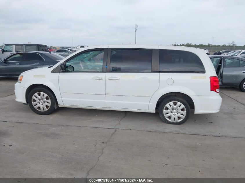 2015 Dodge Grand Caravan Se VIN: 2C4RDGBG8FR652524 Lot: 40751884