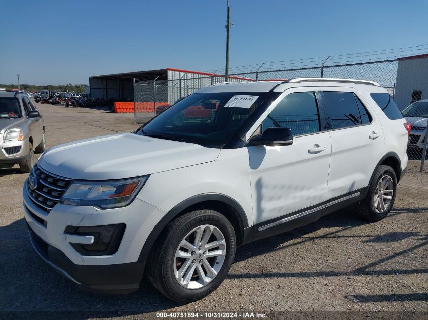 2016 Ford Explorer Xlt VIN: 1FM5K8D8XGGA81617 Lot: 40751894