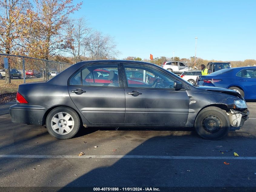 2003 Mitsubishi Lancer Es VIN: JA3AJ26E33U051522 Lot: 40751898