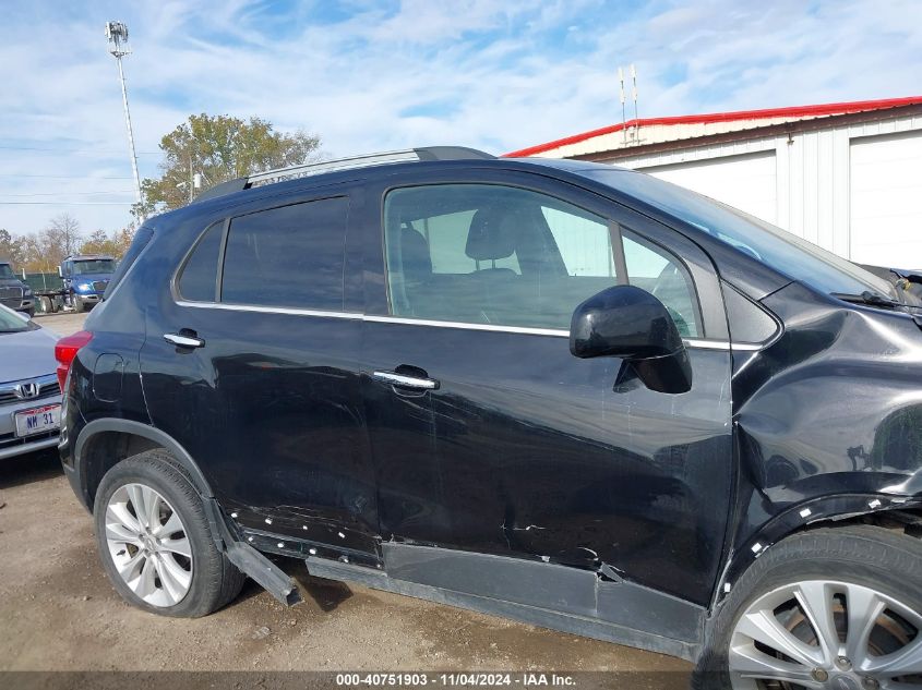 2019 Chevrolet Trax Premier VIN: 3GNCJRSB1KL333804 Lot: 40751903