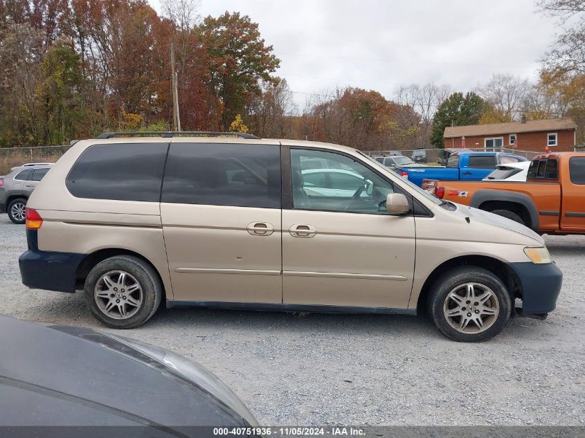 2002 Honda Odyssey Ex-L VIN: 2HKRL18782H568203 Lot: 40751936