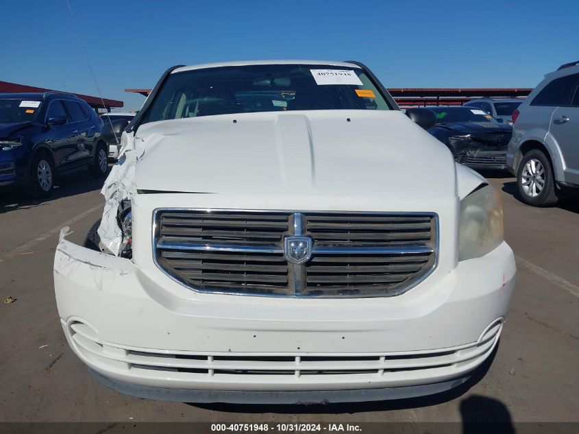 2010 Dodge Caliber Sxt VIN: 1B3CB4HA0AD586075 Lot: 40751948