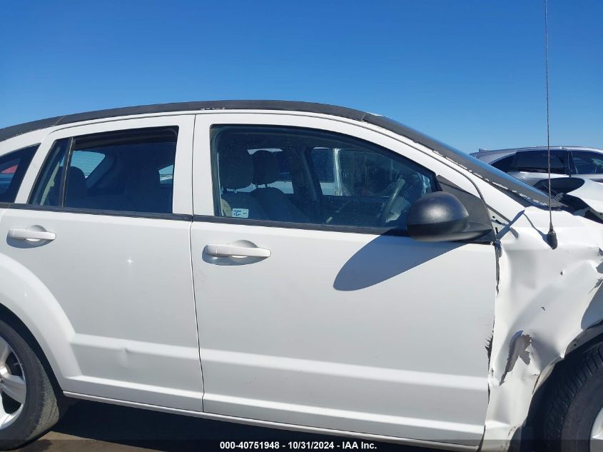 2010 Dodge Caliber Sxt VIN: 1B3CB4HA0AD586075 Lot: 40751948