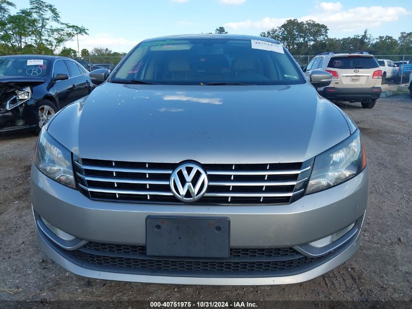 2013 Volkswagen Passat 2.0L Tdi Sel Premium VIN: 1VWCN7A34DC060252 Lot: 40751975