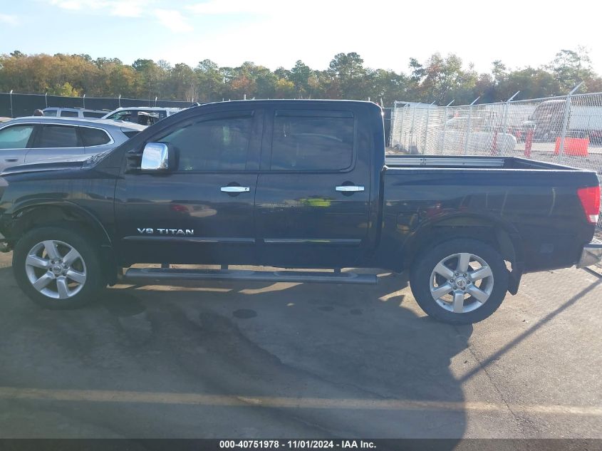 2009 Nissan Titan Le VIN: 1N6BA07C99N319027 Lot: 40751978