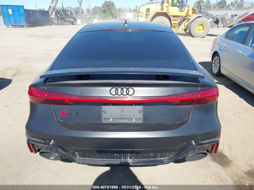 2021 Audi Rs 7 Sportback Tfsi Quattro Tiptronic VIN: WUAPCBF22MN902798 Lot: 40751999