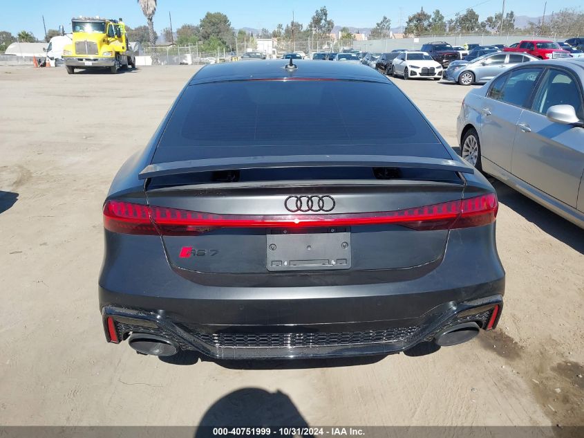 2021 Audi Rs 7 Sportback Tfsi Quattro Tiptronic VIN: WUAPCBF22MN902798 Lot: 40751999