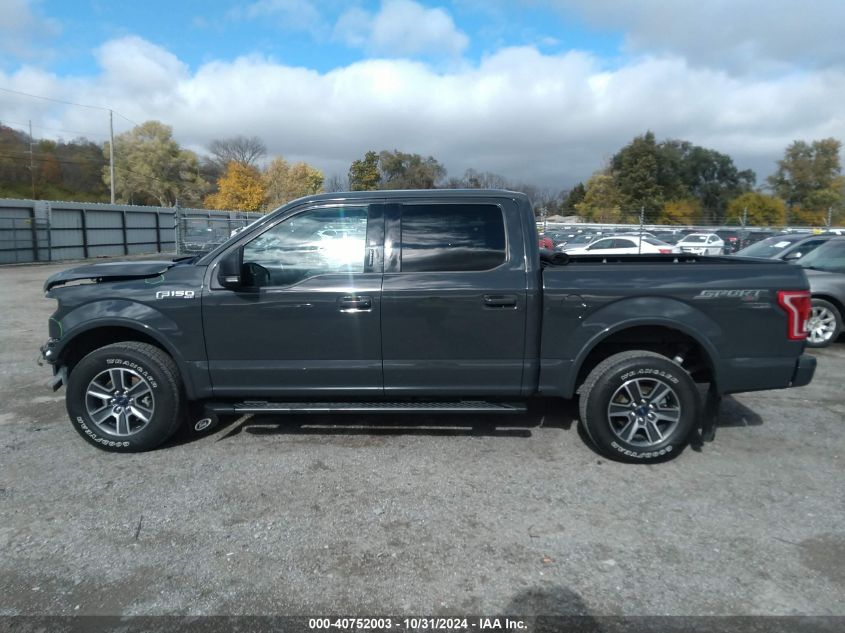 2017 Ford F-150 Xlt VIN: 1FTEW1EF2HFC20756 Lot: 40752003