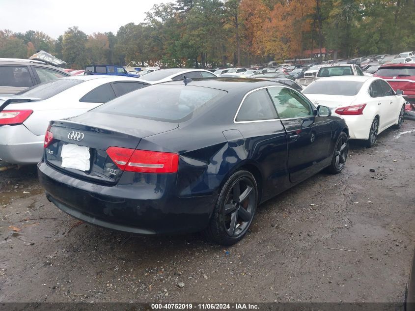 2011 Audi A5 2.0T Premium VIN: WAULFAFR6BA081782 Lot: 40752019