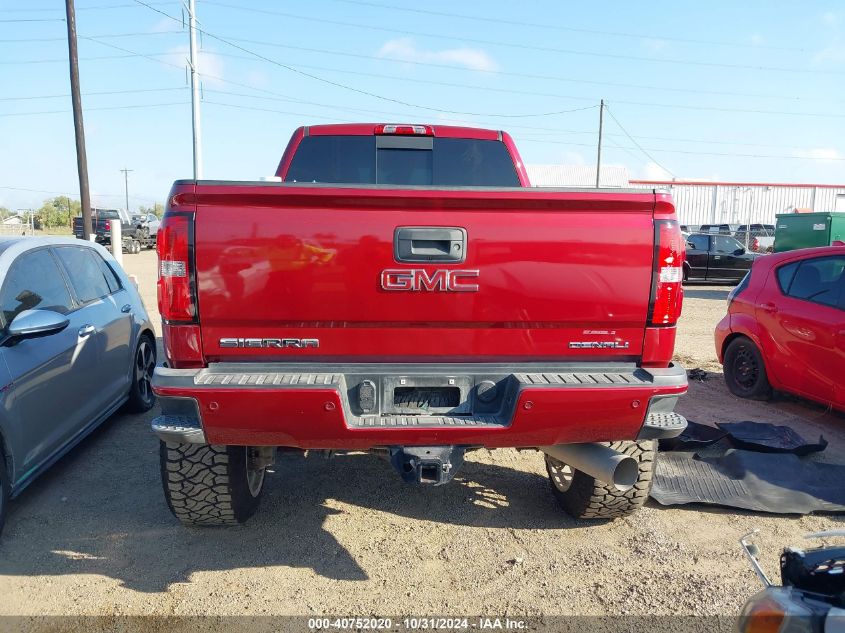 2018 GMC Sierra 2500Hd Denali VIN: 1GT12UEY1JF162996 Lot: 40752020