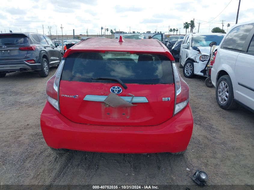 2015 Toyota Prius C Two VIN: JTDKDTB39F1576128 Lot: 40752035