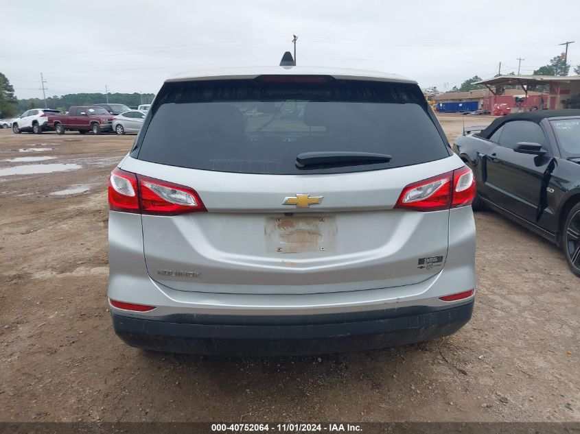 2020 Chevrolet Equinox Fwd Ls VIN: 2GNAXHEVXL6237620 Lot: 40752064