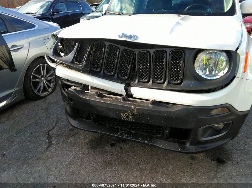 2016 Jeep Renegade Latitude VIN: ZACCJBBT6GPC56595 Lot: 40752071