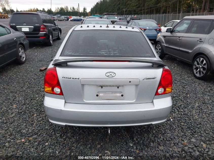 2003 Hyundai Accent Gl VIN: KMHCG45C13U459954 Lot: 40752096