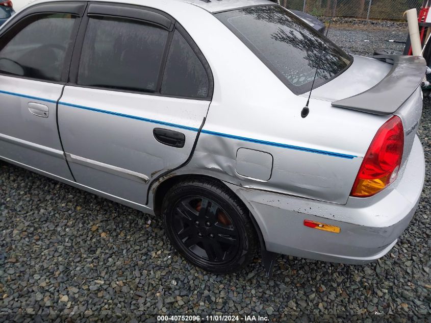 2003 Hyundai Accent Gl VIN: KMHCG45C13U459954 Lot: 40752096