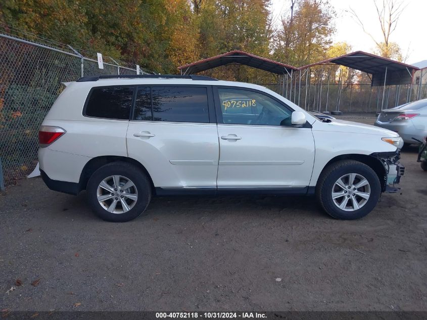 2012 Toyota Highlander Se V6 VIN: 5TDBK3EH9CS112493 Lot: 40752118