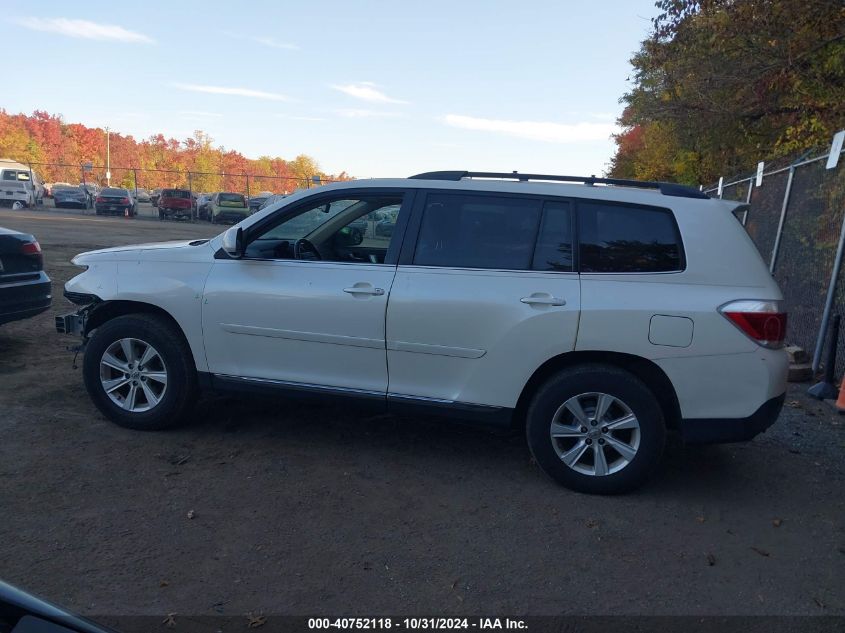 2012 Toyota Highlander Se V6 VIN: 5TDBK3EH9CS112493 Lot: 40752118