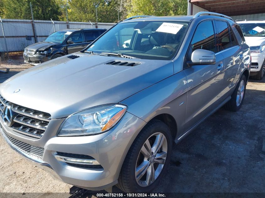 2012 Mercedes-Benz Ml 350 4Matic VIN: 4JGDA5HB5CA028808 Lot: 40752158