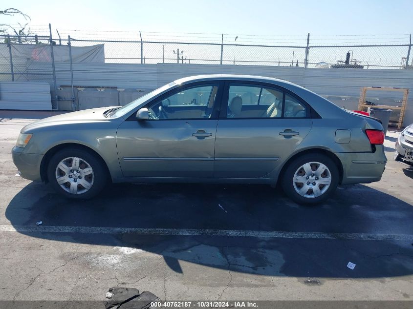 2009 Hyundai Sonata Gls VIN: 5NPET46C09H566536 Lot: 40752187