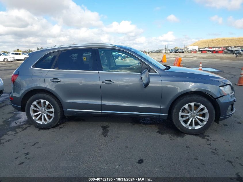 2014 Audi Q5 2.0T Premium VIN: WA1CFAFP5EA074712 Lot: 40752195