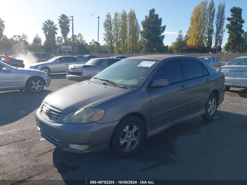 2003 Toyota Corolla S VIN: 1NXBR32E83Z088555 Lot: 40752203