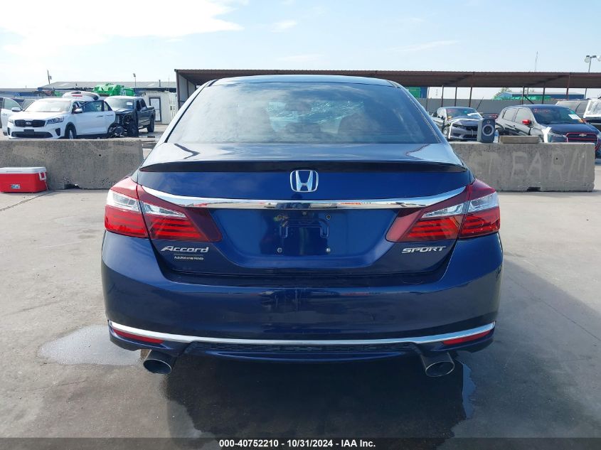 2016 Honda Accord Sport VIN: 1HGCR2F59GA036051 Lot: 40752210