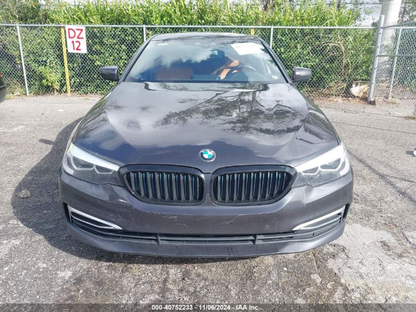 2019 BMW 530E IPERFORMANCE WBAJA9C55KB254143
