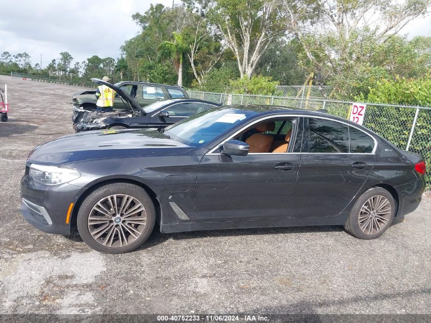 2019 BMW 530E IPERFORMANCE WBAJA9C55KB254143