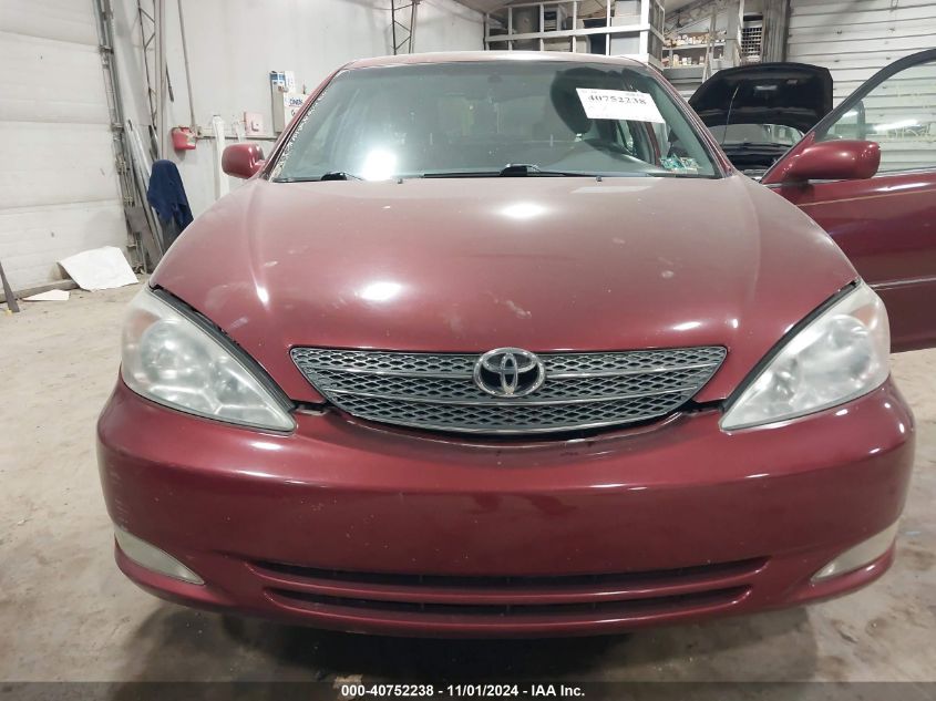 2004 Toyota Camry Xle VIN: 4T1BE30K54U290002 Lot: 40752238