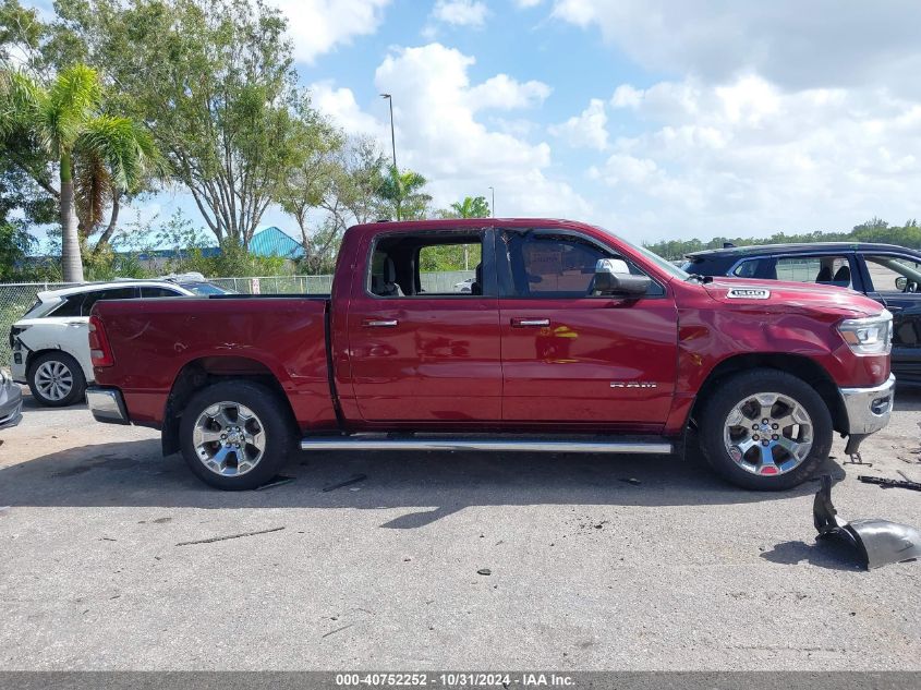 2019 Ram 1500 Big Horn/Lone Star 4X4 5'7 Box VIN: 1C6SRFFT2KN712591 Lot: 40752252