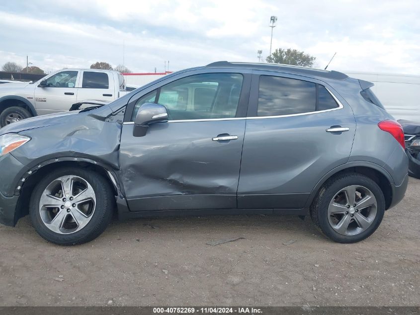 2014 Buick Encore Leather VIN: KL4CJCSB6EB516668 Lot: 40752269