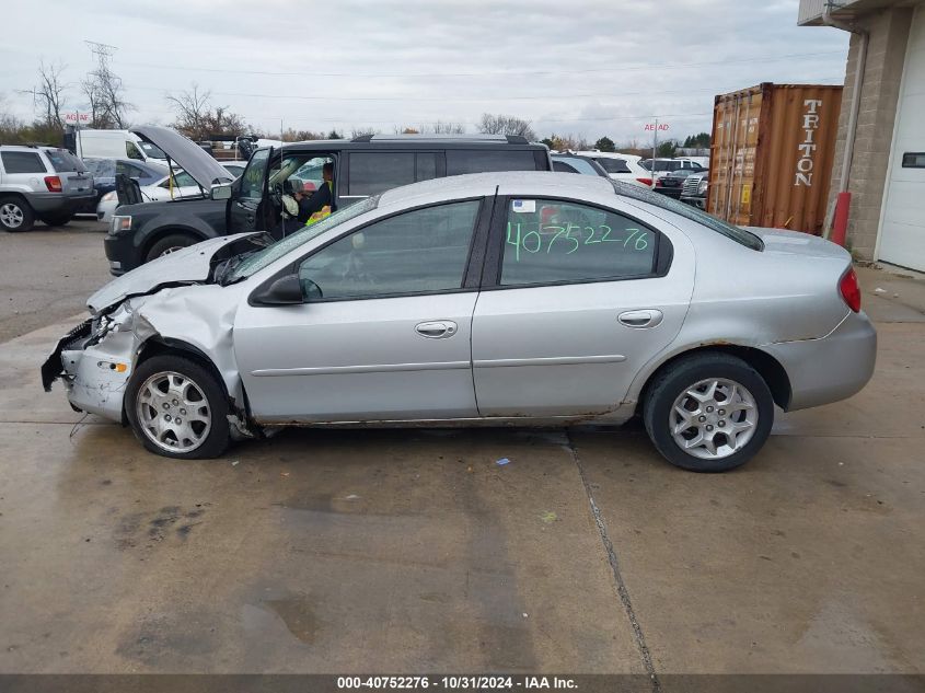 2005 Dodge Neon Sxt VIN: 1B3ES56C85D160580 Lot: 40752276