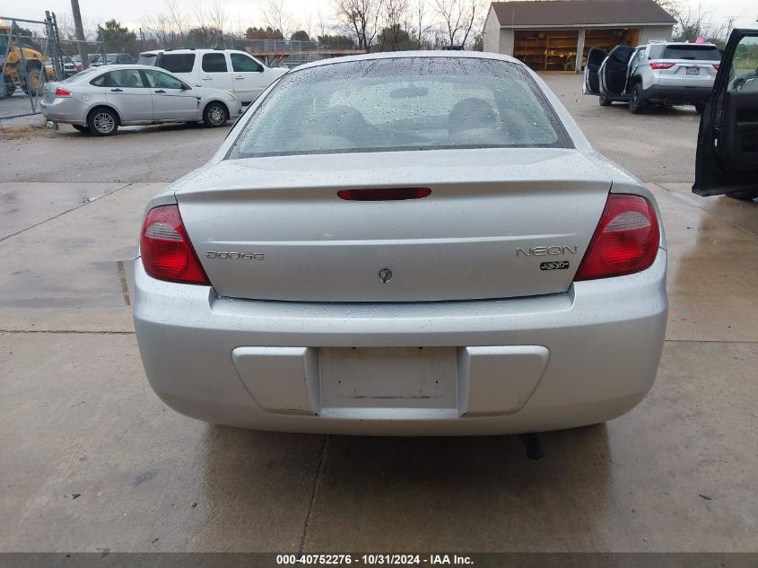 2005 Dodge Neon Sxt VIN: 1B3ES56C85D160580 Lot: 40752276