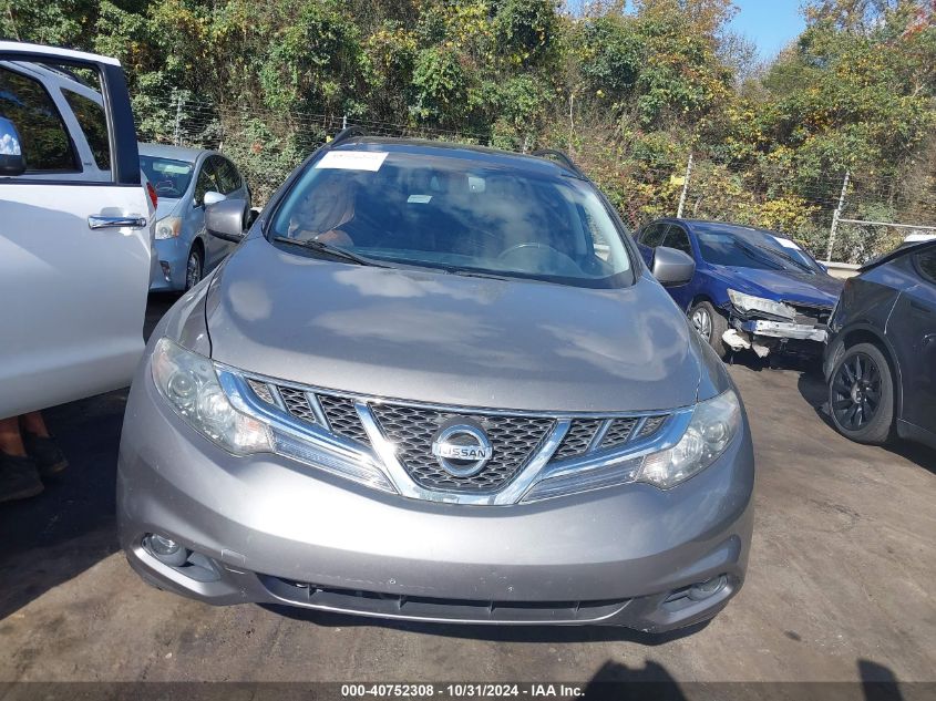 2011 Nissan Murano Sl VIN: JN8AZ1MW7BW169774 Lot: 40752308