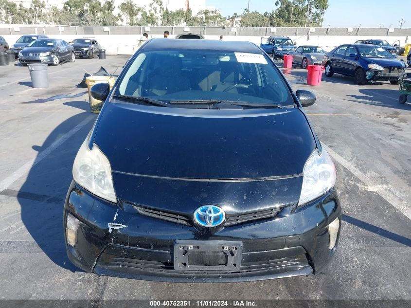 2012 Toyota Prius Two VIN: JTDKN3DU3C1589570 Lot: 40752351