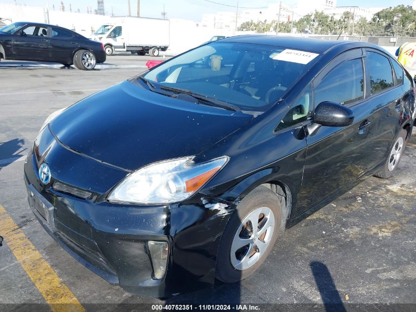 2012 Toyota Prius Two VIN: JTDKN3DU3C1589570 Lot: 40752351