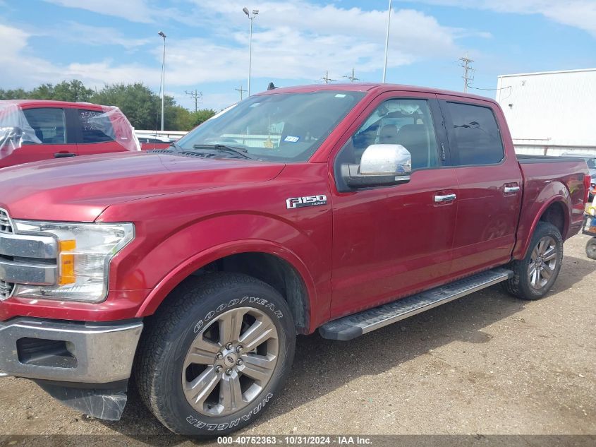 2019 Ford F-150 Lariat VIN: 1FTEW1E59KKE32592 Lot: 40752363