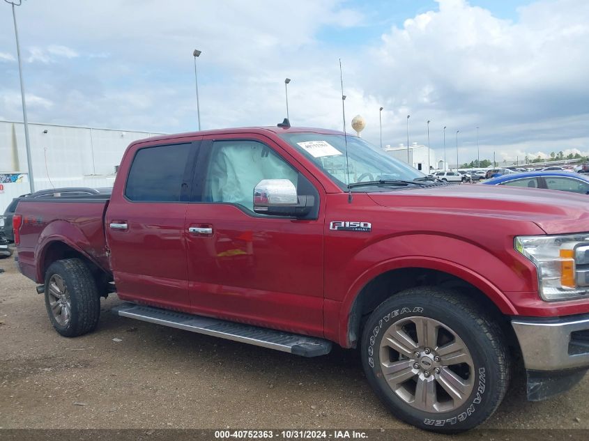 2019 Ford F-150 Lariat VIN: 1FTEW1E59KKE32592 Lot: 40752363