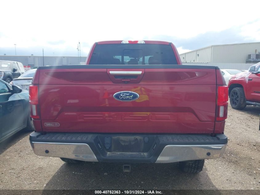 2019 Ford F-150 Lariat VIN: 1FTEW1E59KKE32592 Lot: 40752363