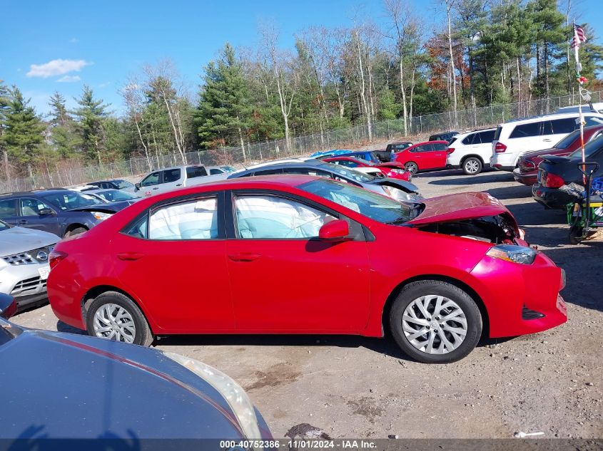 2018 Toyota Corolla Le VIN: 2T1BURHE1JC056604 Lot: 40752386