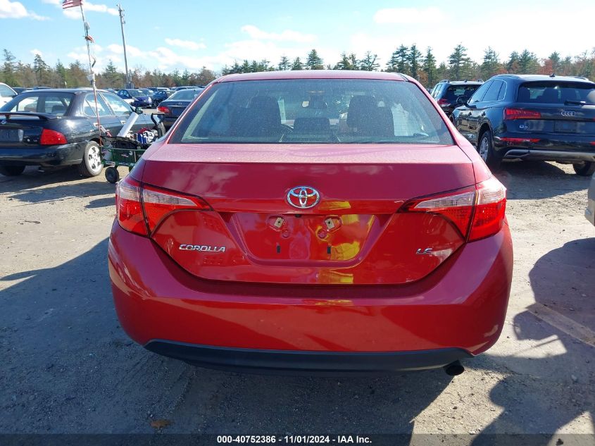 2018 Toyota Corolla Le VIN: 2T1BURHE1JC056604 Lot: 40752386