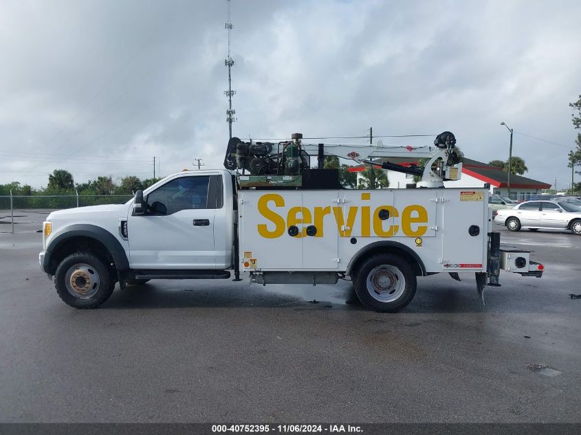 2017 Ford F-550 Chassis Xl VIN: 1FDUF5GY9HDA01558 Lot: 40752395