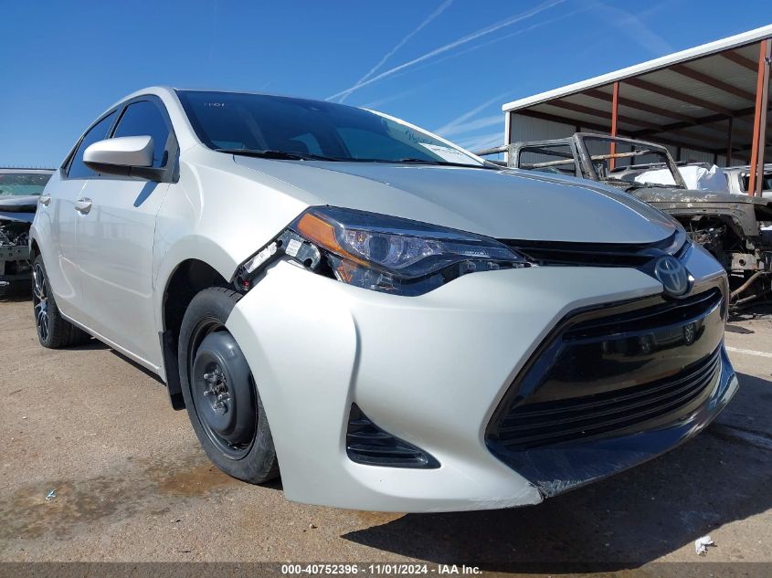 2019 Toyota Corolla Le VIN: 5YFBURHE1KP876330 Lot: 40752396