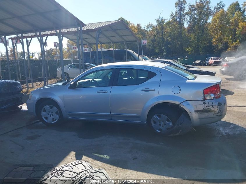 2008 Dodge Avenger Se VIN: 1B3LC46R38N278778 Lot: 40752416