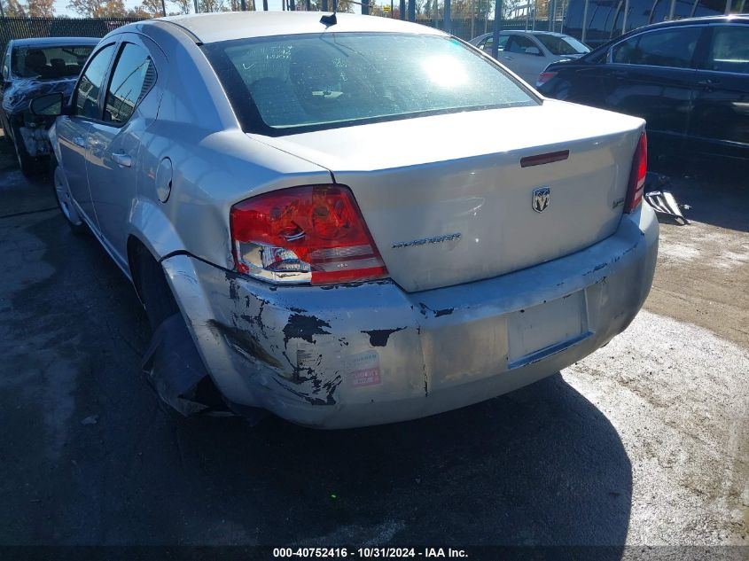 2008 Dodge Avenger Se VIN: 1B3LC46R38N278778 Lot: 40752416