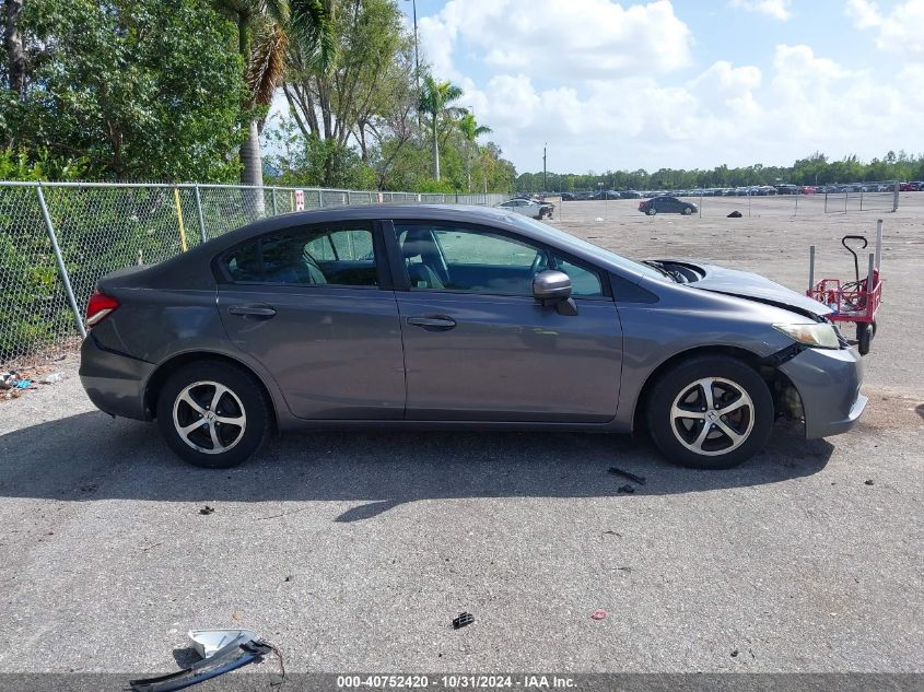 VIN 19XFB2F7XFE087555 2015 Honda Civic, SE no.13